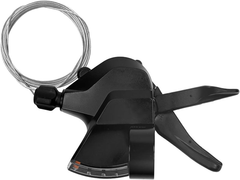 RainFlowwer SL-M315-7R Bike Shift Lever, Bicycle Shift Lever - Right, Mountain Right Shifter Lever with Optical Gear Display - Image 1